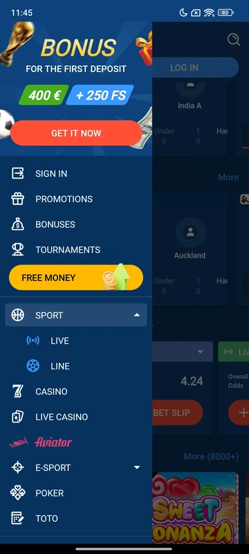 Mostbet ilovasi skrinshoti 6